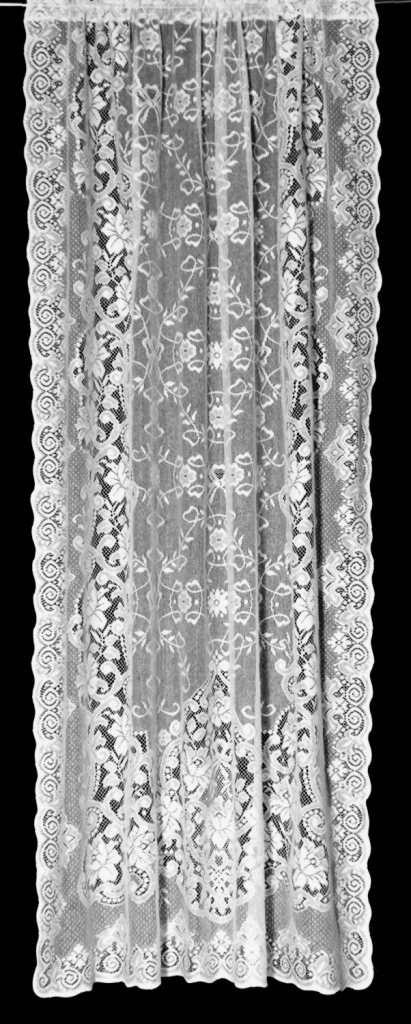 Victorian Lace Curtain Panels (Gathered)